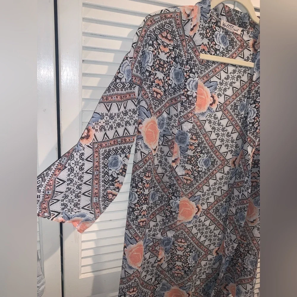 Wallflower Swimsuit cover up pastel colors open women’s size XS